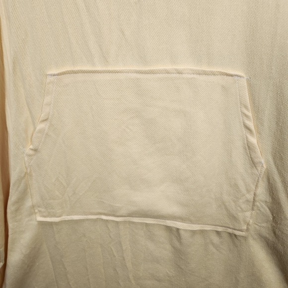 Room 34 Kaftan‎ Shift Dress XL Women Yellow Tassel Organic Cotton Beach Resort - Picture 11 of 12